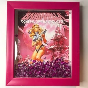 Barbarella Jane Fonda inspired 3D Picture Box 5”x6”x1” Queen of the Galaxy Art